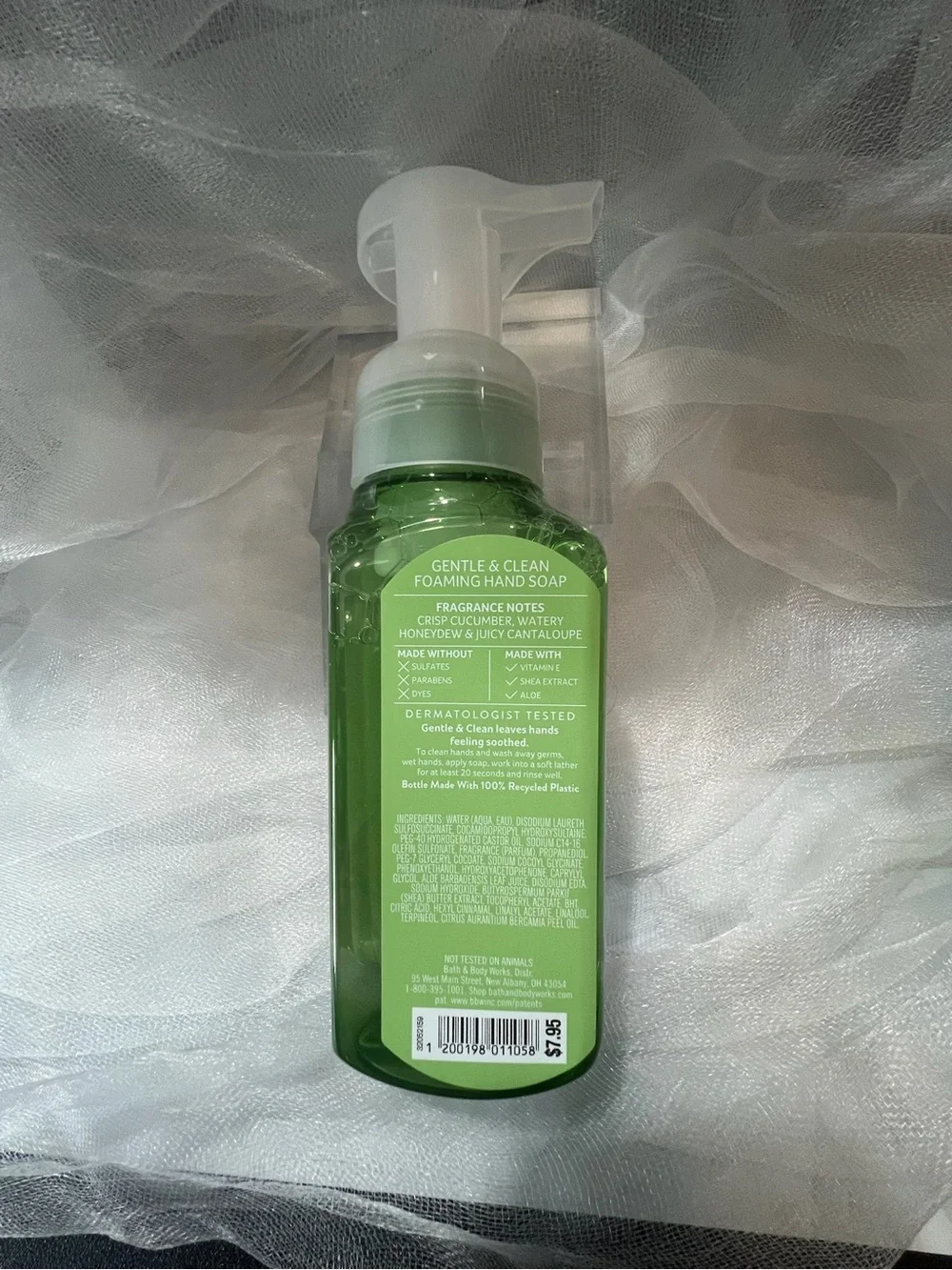 Lot of 5 Bath & Body Works Gentle & Clean Foaming Hand Soaps (FL1081)